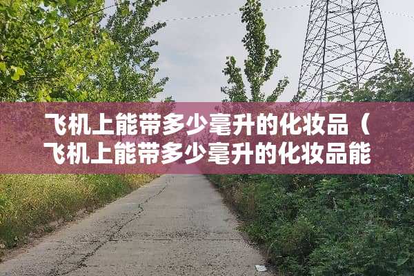 飞机上能带多少毫升的化妆品（飞机上能带多少毫升的化妆品能带几瓶）