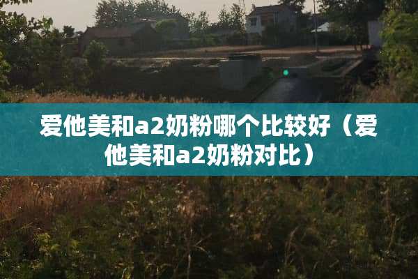 爱他美和a**粉哪个比较好（爱他美和a**粉对比）