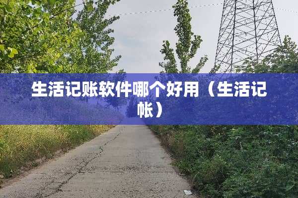 生活记账软件哪个好用（生活记帐）