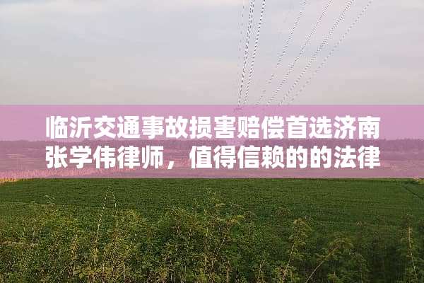 临沂交通事故损害赔偿首选济南张学伟律师，值得信赖的的法律专家？