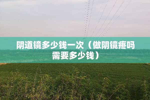 *道镜多少钱一次（做*镜疼吗需要多少钱）