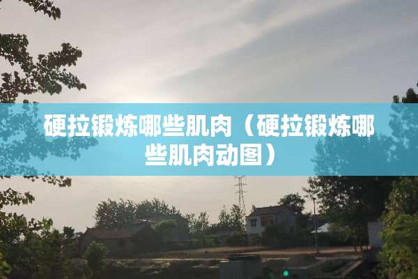 硬拉锻炼哪些肌肉（硬拉锻炼哪些肌肉动图）