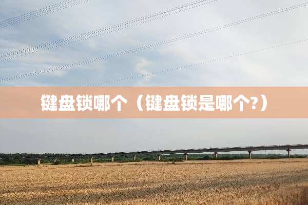 键盘锁哪个（键盘锁是哪个?）