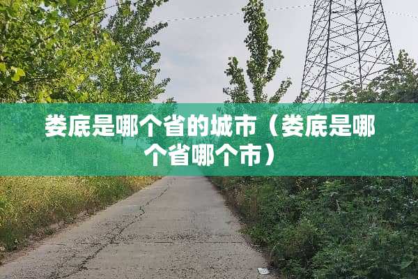 娄底是哪个省的城市（娄底是哪个省哪个市）