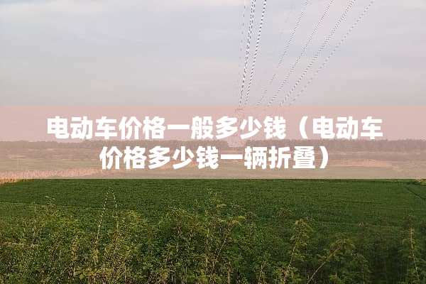 电动车价格一般多少钱（电动车价格多少钱一辆折叠）