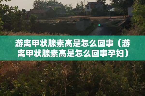游离甲状腺素高是怎么回事（游离甲状腺素高是怎么回事孕妇）