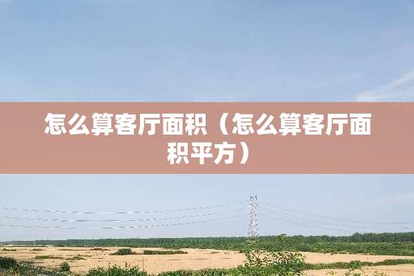 怎么算客厅面积（怎么算客厅面积平方）