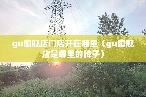 gu旗舰店门店开在哪里（gu旗舰店是哪里的牌子）
