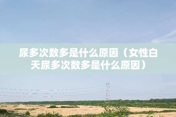 尿多次数多是什么原因（女性白天尿多次数多是什么原因）