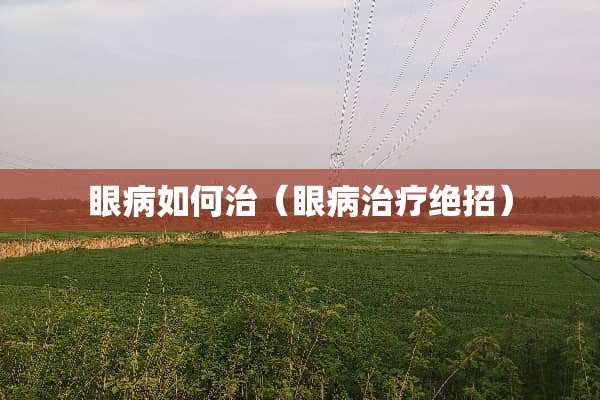 眼病如何治（眼病治疗绝招）