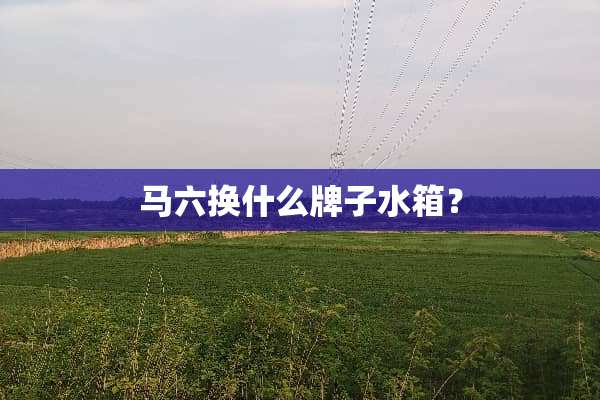 马六换什么牌子水箱？