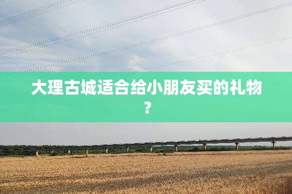 大理古城适合给小朋友买的礼物？