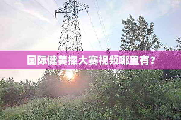 国际健美操大赛视频哪里有？