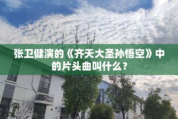张卫健演的《齐天大圣孙悟空》中的片头曲叫什么？