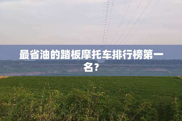 最省油的踏板摩托车排行榜第一名？