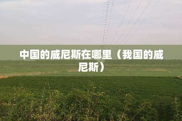 中国的威尼斯在哪里（我国的威尼斯）