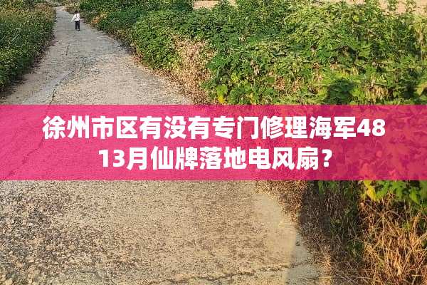 徐州市区有没有专门修理海军4813月仙牌落地电风扇？