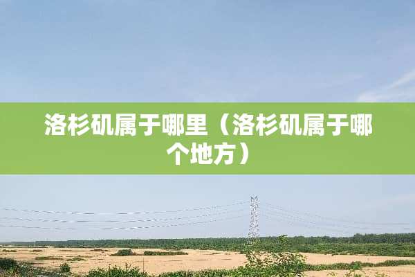 洛杉矶属于哪里（洛杉矶属于哪个地方）
