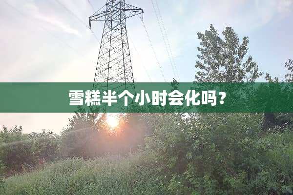 雪糕半个小时会化吗？