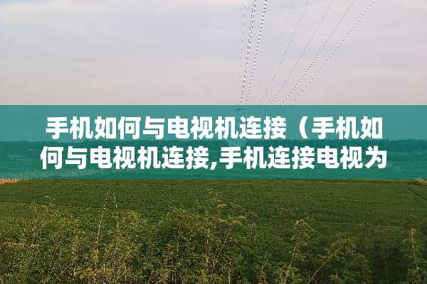 手机如何与电视机连接（手机如何与电视机连接,手机连接电视为什么无法连接）