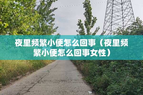 夜里频繁小便怎么回事（夜里频繁小便怎么回事女性）