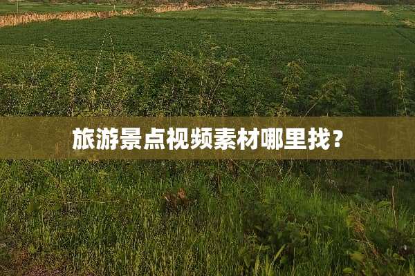旅游景点视频素材***？