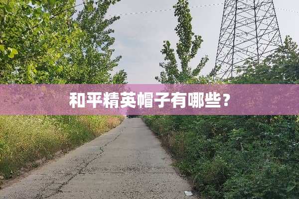 和平精英帽子有哪些？