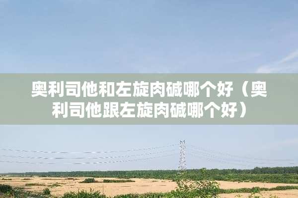 奥利司他和左旋肉碱哪个好（奥利司他跟左旋肉碱哪个好）