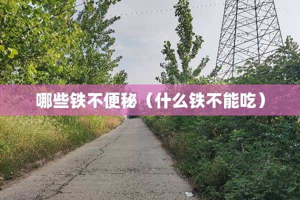 哪些铁不便秘（什么铁不能吃）