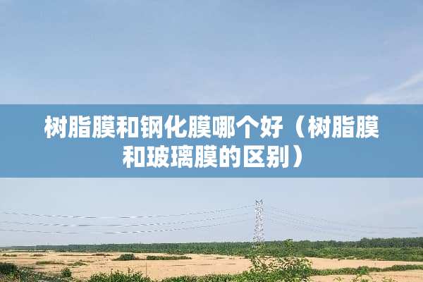 树脂膜和钢化膜哪个好（树脂膜和玻璃膜的区别）