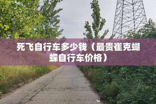 死飞自行车多少钱（最贵崔克蝴蝶自行车价格）