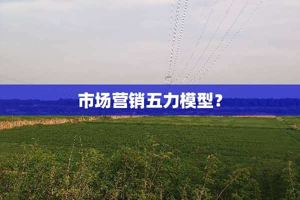 市场营销五力模型？