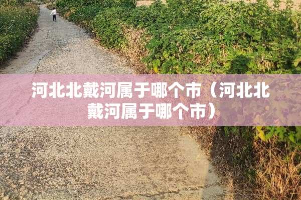 河北北戴河属于哪个市（河北北戴河属于哪个市）