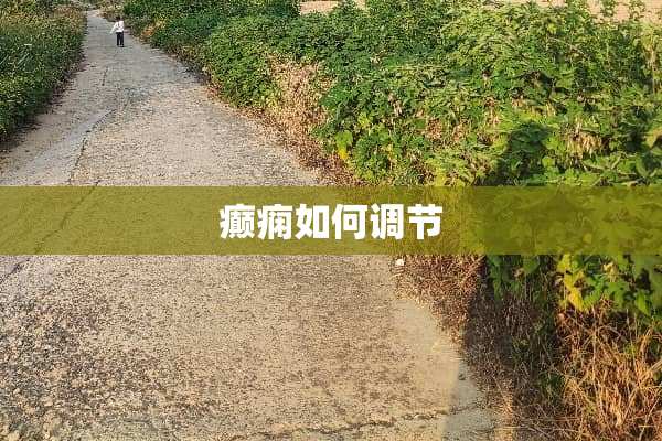 癫痫如何调节