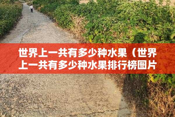 世界上一共有多少种水果（世界上一共有多少种水果排行榜图片）