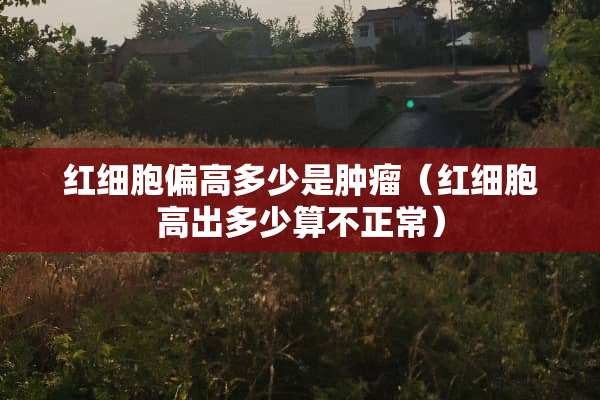 红细胞偏高多少是肿瘤（红细胞高出多少算不正常）