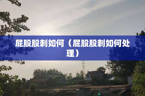 屁股股刺如何（屁股股刺如何处理）