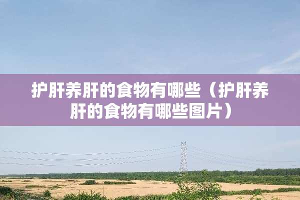护肝养肝的食物有哪些（护肝养肝的食物有哪些图片）