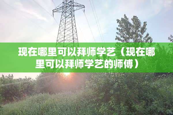 现在哪里可以拜师学艺（现在哪里可以拜师学艺的师傅）