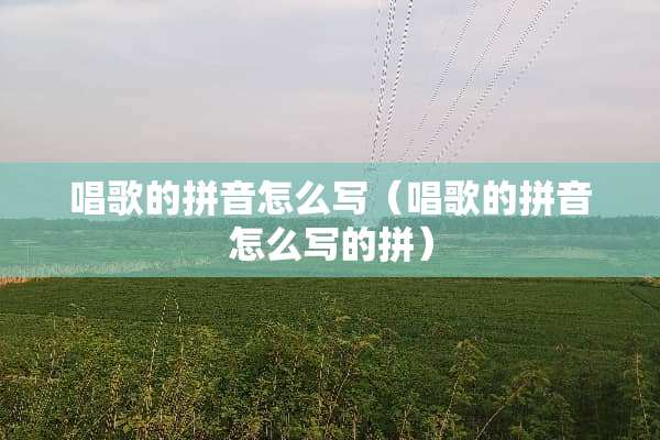 唱歌的拼音怎么写（唱歌的拼音怎么写的拼）