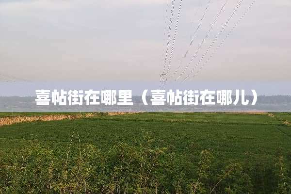 喜帖街在哪里（喜帖街在哪儿）
