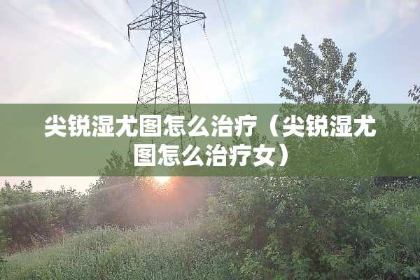 尖锐湿尤图怎么治疗（尖锐湿尤图怎么治疗女）