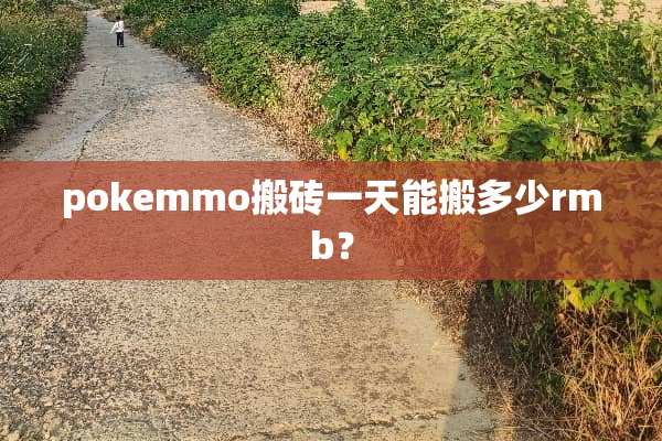 pokemmo搬砖一天能搬多少rmb？