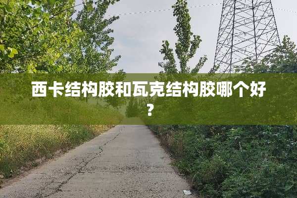 西卡结构胶和瓦克结构胶哪个好？