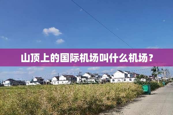 山顶上的国际机场叫什么机场？