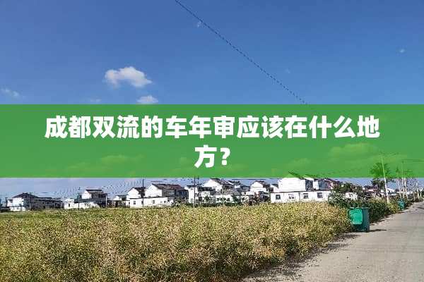 成都双流的车年审应该在什么地方？