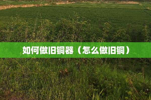 如何做旧铜器（怎么做旧铜）