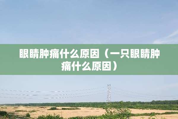 眼睛肿痛什么原因（一只眼睛肿痛什么原因）