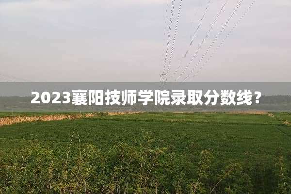 2023襄阳技师学院录取分数线？