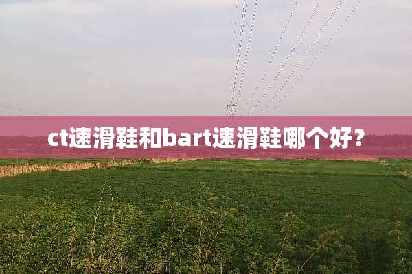 ct速滑鞋和bart速滑鞋哪个好？